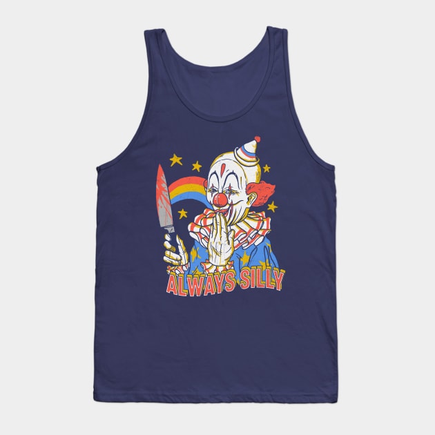 Clowns Are Silly Tank Top by Hillary White Rabbit